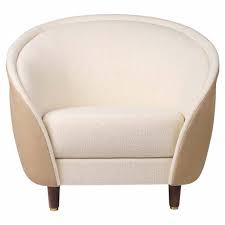 Revers Lounge Chair Ivory Beige American Walnut Oiled Oversized Chair Living Room Lounge Chair Design Comfy Chairs