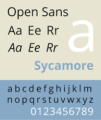 A nice thick script with good readability and interesting letter shapes. Open Sans Wikipedia