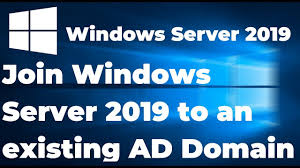 How To Join Windows Server 2019 To An Existing Active Directory Domain Youtube