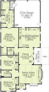 First Floor Plan Image Of Lenox House Plans Cottage Floor Plans Narrow House Plans
