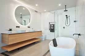 Support from majestic mirror & frame is always available within the u.s., canada, london, dubai, the middle east and china. Round Backlit Mirror Led Halo Contemporary Bathroom Sydney By Clearlight Designs Houzz