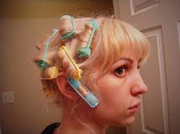 How To Perm Hair At Home By Yourself Foam Rollers Hair How To Curl Your Hair Permed Hairstyles