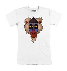 « quand le monde te persécute, tu te dois de persécuter le monde. T Shirt Rafiki Tshirt Singe Le Roi Lion Grafitee