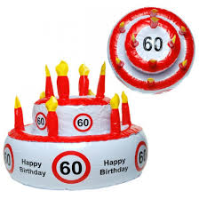 Opblaasbare Taart Hoed 60 Jaar Fun En Feest