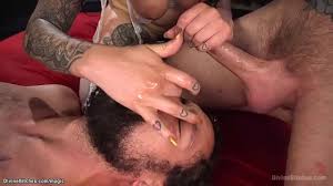 Big boobs tattooed curly brunette femdom Arabelle Raphael brings tattooed  partner Will Havoc and then anal fuck and peg man DJ in threesome - XNXX.COM