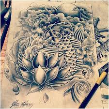 Black And White Realism Koi Tattoo Black And White Magnolia Forearm Sleeve Tattoo In A Realistic Style Armtattoodesigns Click Now With Images Sleeve Tattoos Full Sleeve Tattoos Koi Fish Drawing