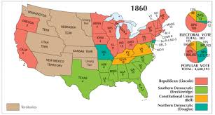 Us Election Of 1860 Map Gis Geography
