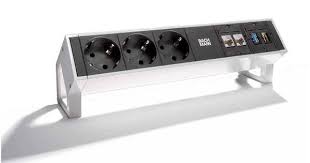 Bachmann Desk 2 3x Steckdose 2x Cat6 1x Usb 1x Hdmi Inox 902 502 Steckdosen Aufputz Steckdose Steckdosen Kuche
