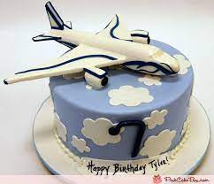 A real one would be nice, may just have to settle for the cake option! Birthday Airplane Cake Celebration Cakes Airplane Cake Cake Ocean Cakes