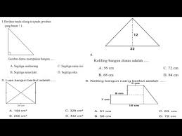 Soal uts matematika kelas 4 sd semester 2 ( genap ) dan kunci …. Latihan Soal Pat Matematika Kelas 4 Sd Soal Penilaian Akhir Tahun Matematika Kelas 4 Sd Semester 2 Youtube