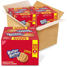 Nutter butter is an american sandwich cookie brand, first introduced in 1969 and currently owned by nabisco, which is a subsidiary of mondelez international. Buy Nutter Butter King Size Sandwich Cookies Peanut Butter 2 18 Pound Pack Of 2 Online In Taiwan B072x7fgly