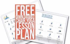 Free Downloadable Chair Yoga Lesson Plan Pdf Yoga Lesson Plans Yoga Lessons Chair Yoga