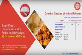 Railways Food Rate Card Days Of Getting Overcharged By