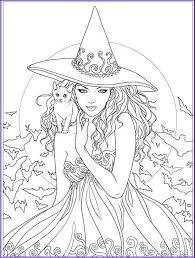 9 Cool Halloween Coloring Pages For Adults Image Witch Coloring Pages Fairy Coloring Pages Fairy Coloring