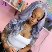See more ideas about weave hairstyles, wig hairstyles, hair laid. Green Purple Colored Lace Frontal Wig With Baby Hair Transparent 100 Virgin Human Hair Peruvian Body Wave Wigs For Black Women Human Hair Lace Wigs Aliexpress