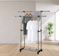 Herzberg HG-03251: Verstellbarer, Rollender Kleiderständer ...