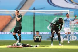 City added yet another carabao cup success to the collection, but will have been disappointed at their champions league final defeat to chelsea. Manchester City 1 0 Tottenham Hotspur Spurs Concede League Cup On Late Laporte Goal Cartilage Free Captain