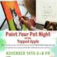 Pet Painting Night at the Tapped Apple event image