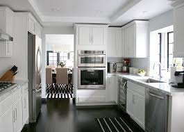Breakfast nooks are relatively simple diy projects that anyone with moderate experience and skills can at the start of this video, this youtuber explains how she only has a small kitchen with an otherwise unusable corner that she decides to fill with a. Black White Kitchen Breakfast Nook Erika Brechtel