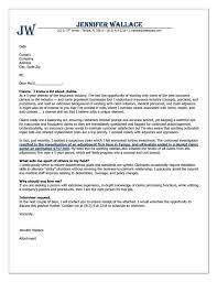 Claim means asking for compensation; Insurance Cover Letter Example