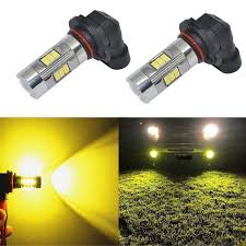Underground Lighting 9006 Yellow Led 3200lm For Cars Trucks Fog Light 2 Pieces