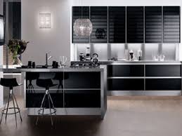 Black is a very versatile tone rta black kitchen cabinets are available in different shades and styles. Modern Kitchen Cabinets Black White And Brown Color Schemes Contemporary Black Kitchen Modern Kitchen Colours Modern Black Kitchen