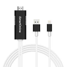 Buy Lightning To Hdmi Lightning Digital Av Adapter Cable Ismartonline Lightning To Hdmi Video Adapter Compatible With Iphone 5 6 7 8 X Ipad Touch To Hd 1080p Tv Monitor Projector In Cheap Price On Alibaba Com