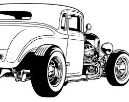 Rat Rod Cars Colouring Pages Cars Coloring Pages Car Drawings Cool Car Drawings