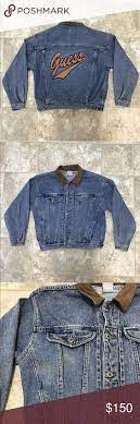 Men S Vintage Guess Jean Denim Jacket Sz M Guess Jeans Denim Jacket Jackets