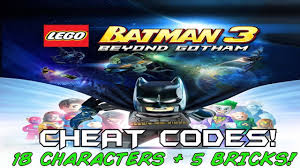 Cheatbook is the resource for the latest cheats, tips, cheat codes, unlockables, hints and secrets to get the edge to win. Lego Batman 3 Beyond Gothem Cheat Codes 18 Characters 5 Red Bricks Youtube
