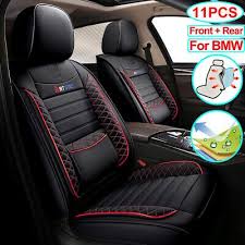 Car Seat Cover Set Pu Leather Car Accessories Fit For Bmw X5 X3 X6 X1 E46 Car Seat Cover Sets Car Seats Leather Car Seats