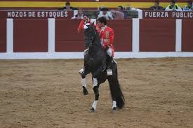 E o rejoneador andrés romero. Joao Moura Hijo Caballos Peralta