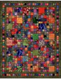 Batik Squares Quilt Pattern Scrap Quilt Patterns Quilts Quilt Patterns