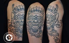 From the sixteenth until the twentieth centuries, the village of kamasan, klungkung (east bali), was the centre of classical balinese art. Balinese Mask Tattoo In Progress Horror Vacui Tattoo Nancy