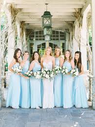 Ice Blue Bridesmaid Dresses Del Mar Country Club Compass Floral Wedding Florist In San Ice Blue Bridesmaid Dress Blue Themed Wedding Blue Wedding Flowers