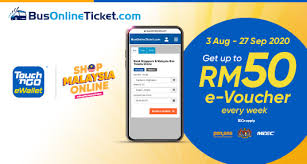 Touch 'n go ewallet : Get E Vouchers With Tngd Book Bus Ticket Online Busonlineticket Com
