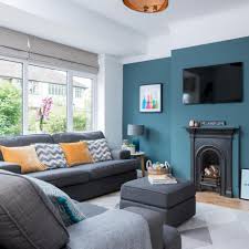 Teal and grey living room ideas – work this winning combo | Ideal Home
