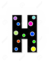 D, (de) /deː/, pronounced like 't' when at the end of a . The Letter H In The Alphabet Set Children Decorating Just Letters Is Black And Outlined With White Colorful Polka Dots Cover Letter Stock Photo Picture And Royalty Free Image Image 62917756