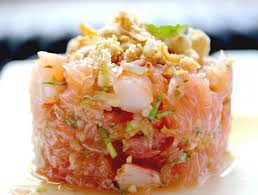 Salade Thaie De Pamplemousse Crevettes Recette Ptitchef Recette Crevette Recette Pamplemousse Crevettes Recettes De Cuisine