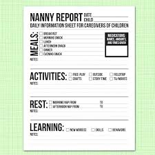 Baby Schedule Template For Nanny Jasonkellyphoto Co