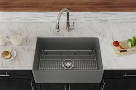A standout design with a 0.25 taper from top to bottom. Fireclay Kitchen Sinks Elkay