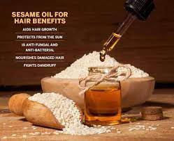 Gingelly oil is good for cooking and for bathing. Why Sesame Oil Is Good For Your Hair Femina In