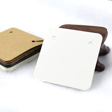 I put together a quick video to walk you through this project! 50pcs 5x5cm Blank Kraft Paper Jewelry Display Necklace Cards Hang Favor Label Tag For Jewelry Making Diy Accessories Wholesale Best Offer B2b8 Goteborgsaventyrscenter