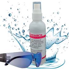 Stuff the wet cloth into the plastic glass. Eyeware Glasses Cleaning Spray Foogy