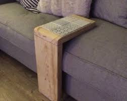 Wooden Tiled Coffee Table Arm Rest Drinks Rest Side Table Arm Rest Table Sofa Arm Table Cool Couches