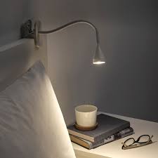 Hanging bedroom lights light cool lighting ideas fairy. Navlinge Led Clamp Spotlight White Ikea