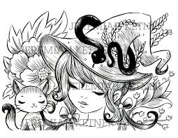 Search through 623,989 free printable colorings at getcolorings. The Witches Cat Coloring Page Instant Download Etsy Cat Coloring Page Coloring Pages Scary Coloring Pages
