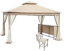 Chic Garden Winds Clayton 10 X 12 Gazebo Replacement Canopy Top Cover Riplock 350 Patio Furniture 163 99 Aristatopshop From To
