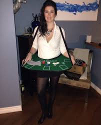 Poker Table Halloween Costume Diy Casino Card Table Card Dealer Costume Casino Poker Table Casino Table