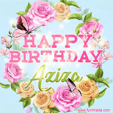 Колоритные и смешные, замечательные и авторские, на нашем ресурсе. Beautiful Birthday Flowers Card For Aziza With Animated Butterflies Download On Funimada Com